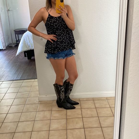 Public Desire Western Cowgirl Mid-calf Boots - Picture 11 of 12